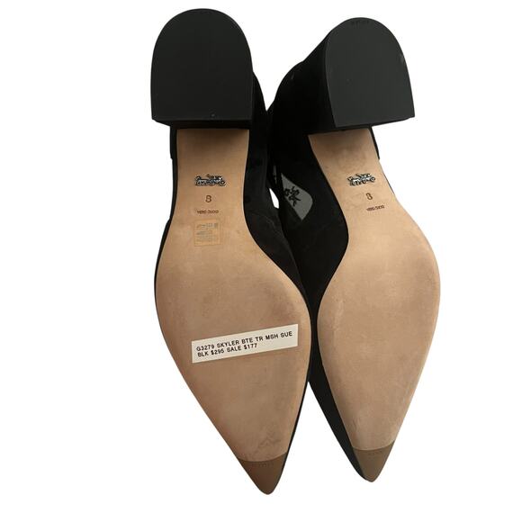 Coach Skyler Ankle Bootie With Tea Rose Mesh Size 8 - Picture 14 of 15